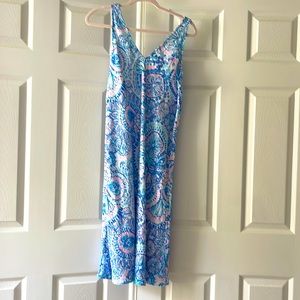 Lilly Pulitzer Linen slip on dress sz Medium